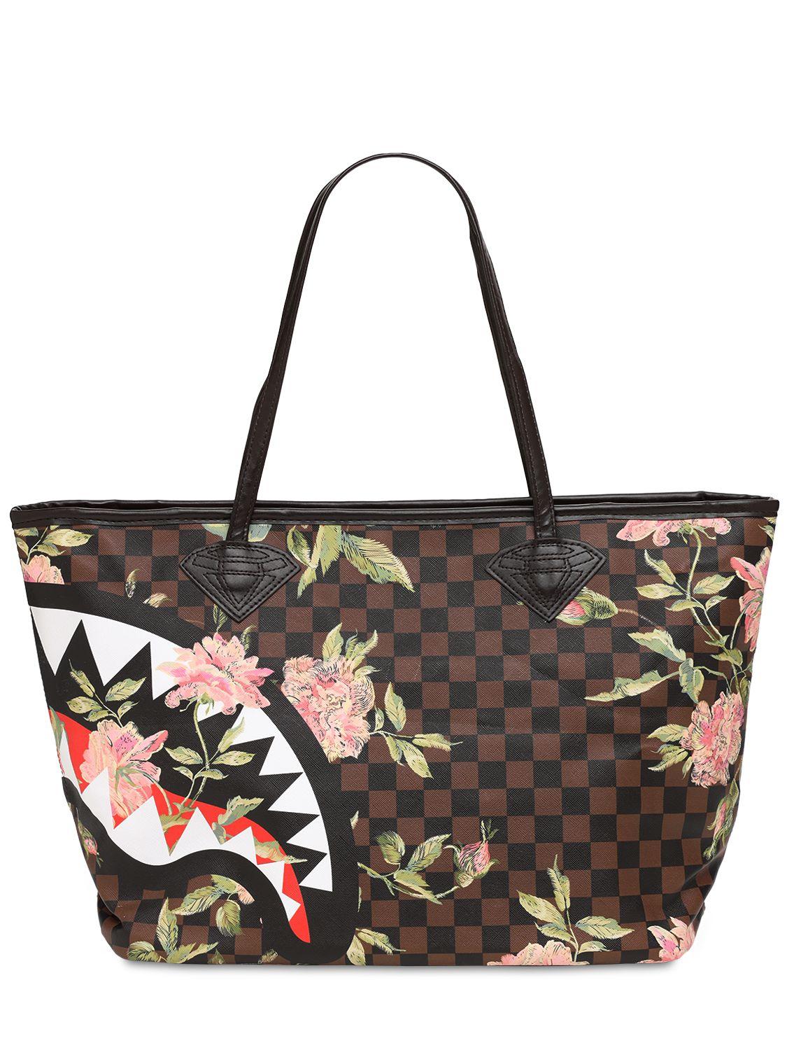 Sprayground Shark Flower Tote Bag for Men | Lyst