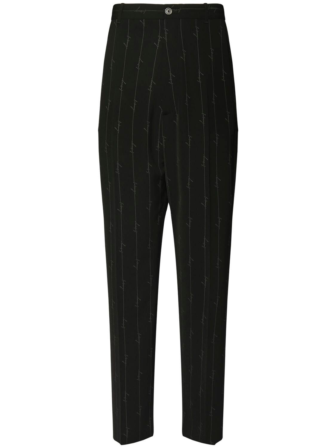 balenciaga logo pants