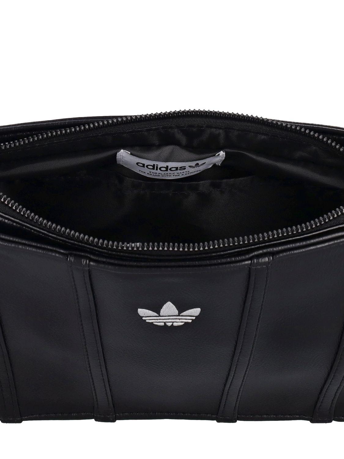 adidas Originals Mini Airline Shoulder Bag in Black | Lyst