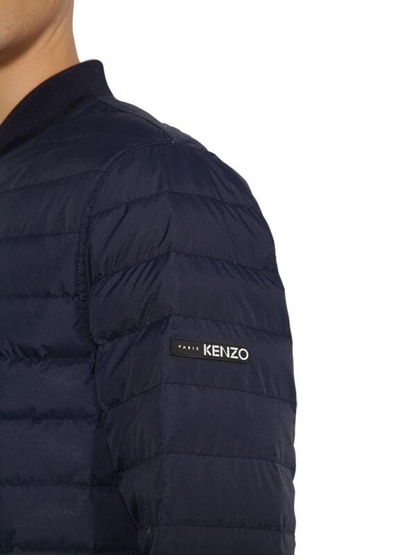 KENZO World Reversible Down Jacket in Blue for Men | Lyst
