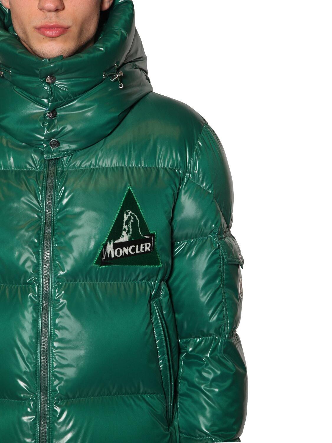 Moncler Wilson Down Jacket in Green for Men | Lyst