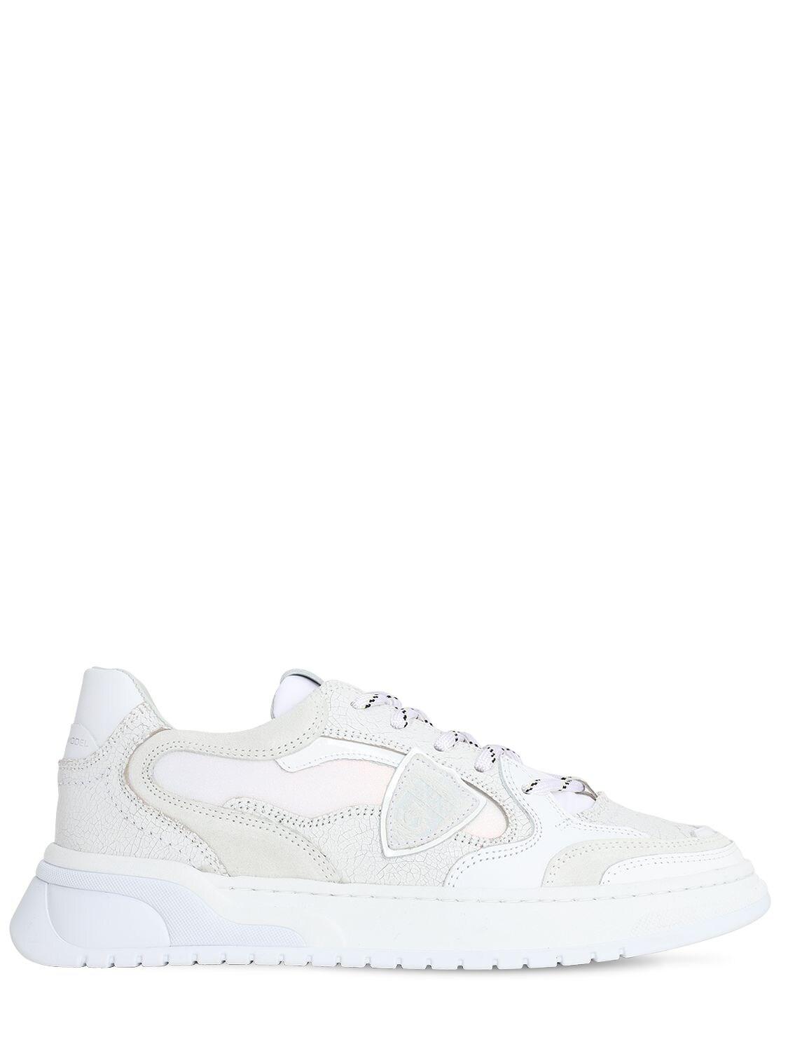 Philippe Model Saint Denis Leather Sneakers in White - Lyst