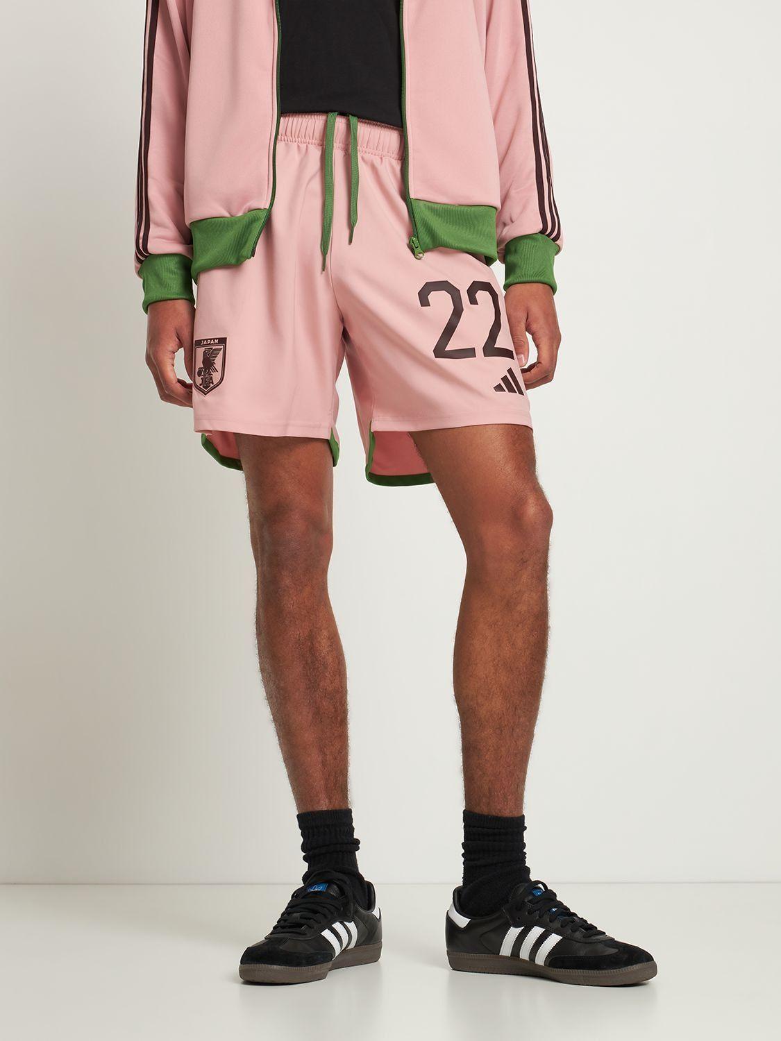 adidas Originals Jfa Nigo Match Kit Shorts in Pink for Men | Lyst