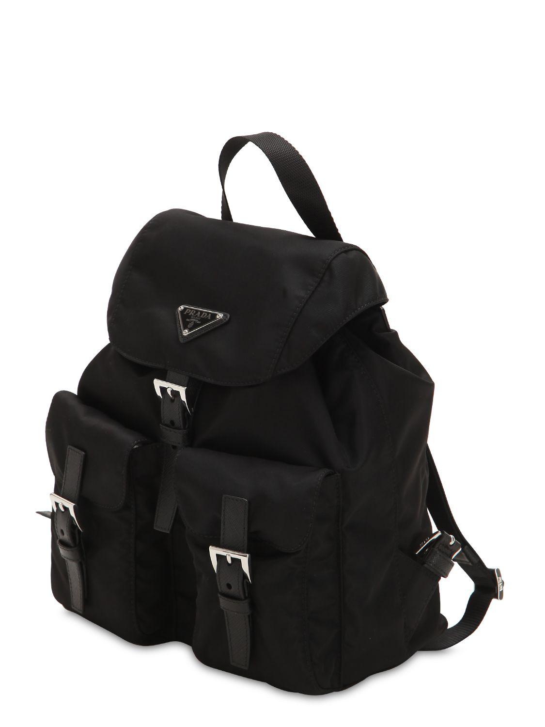prada mini nylon backpack