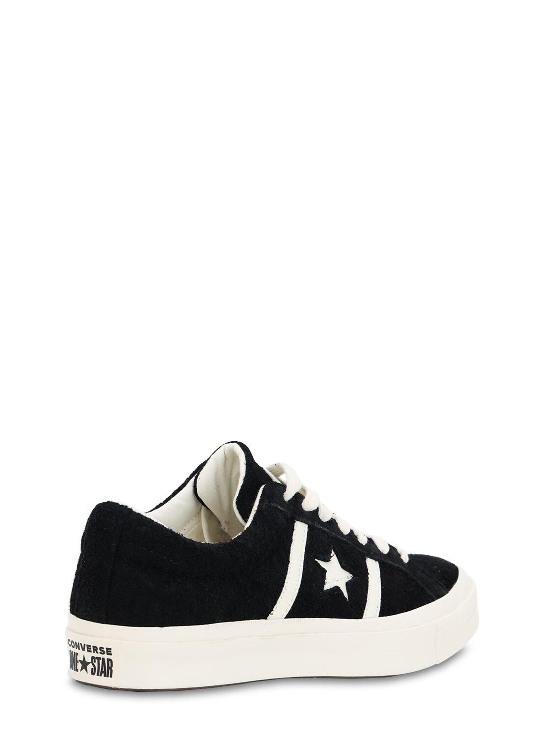 Converse Suede One Star Academy Ox Black/white for Men | Lyst
