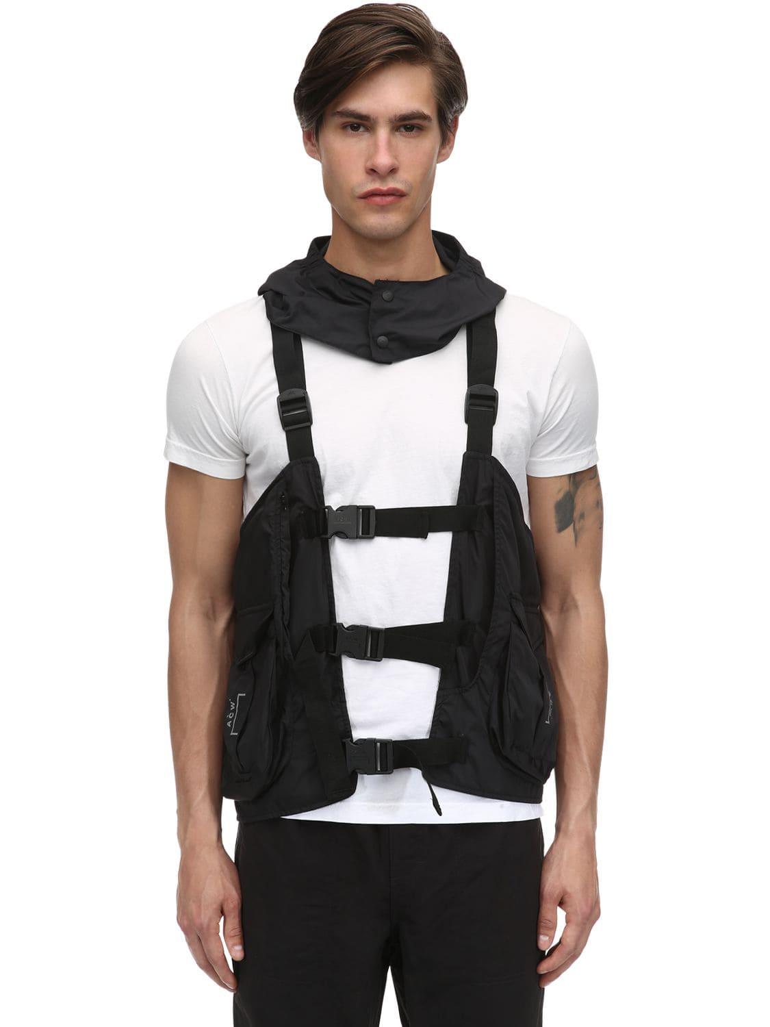 A_COLD_WALL* Synthetic Hooded Nylon Tech Vest in Black for ...