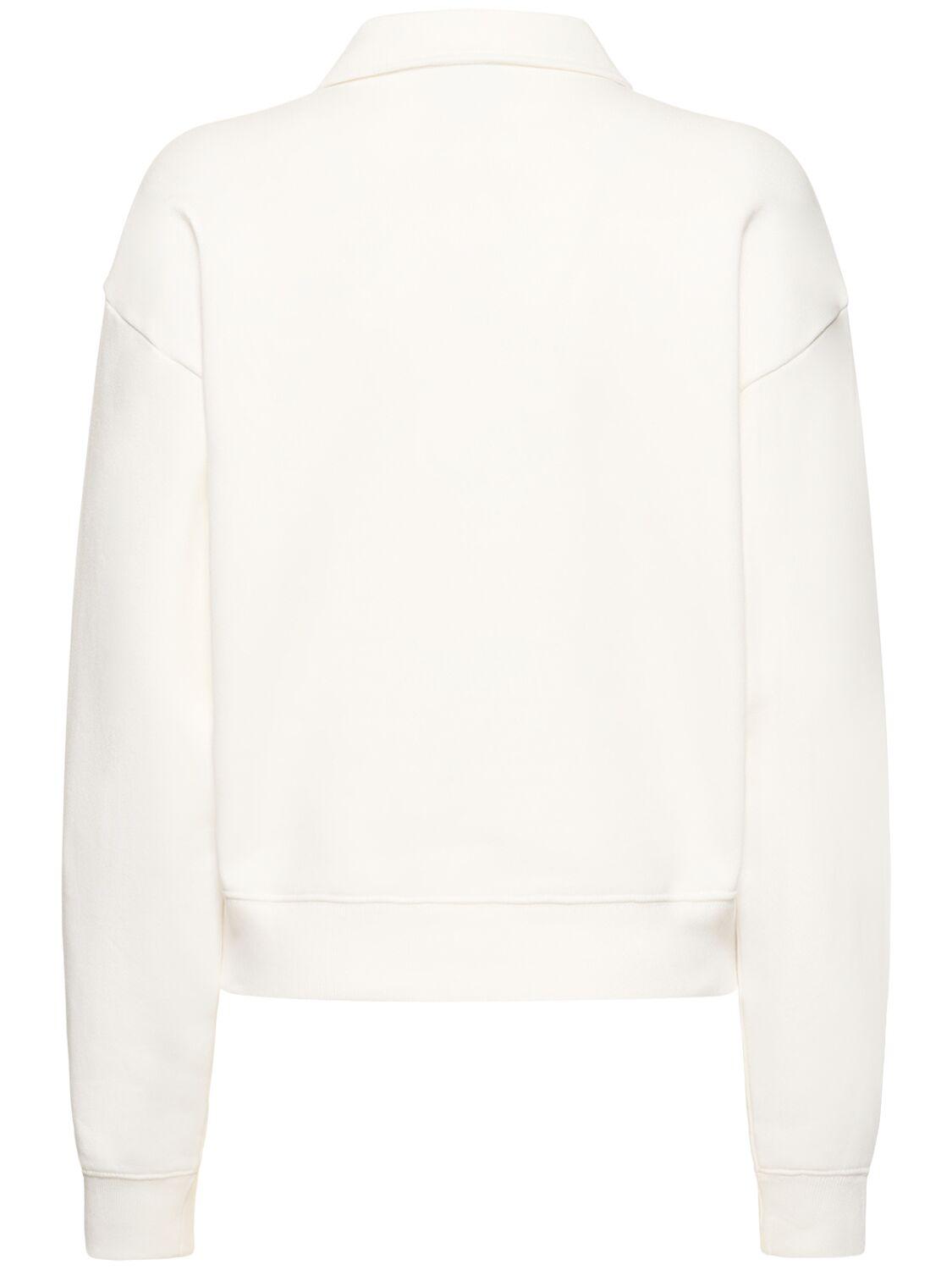 Sporty & Rich Lacoste Serif L/s Polo in White | Lyst Canada