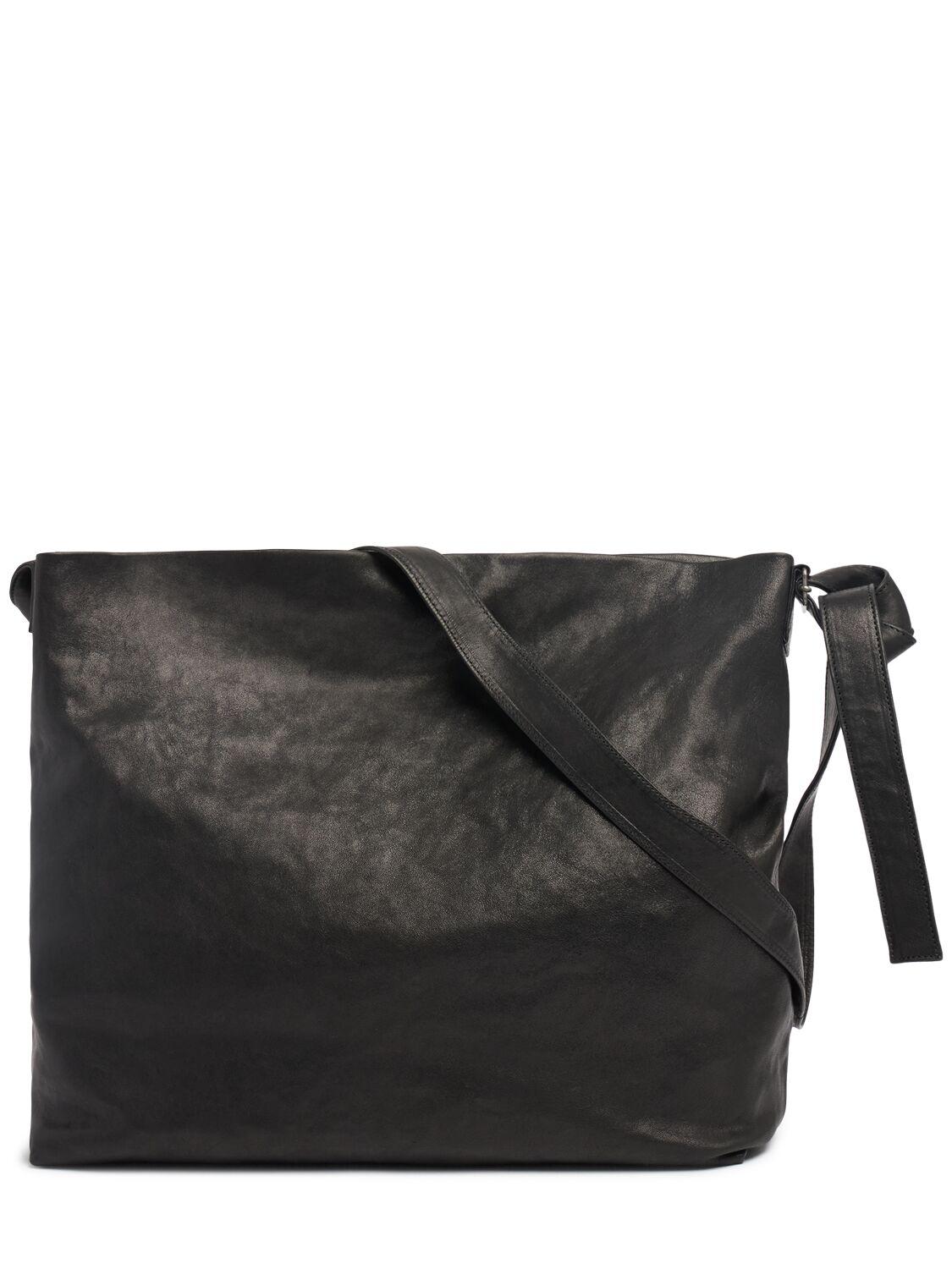 Ann Demeulemeester Tosh Large Soft Leather Shoulder Bag in Ann Demeulemeester Tosh Large Soft Leather Shoulder Bag in