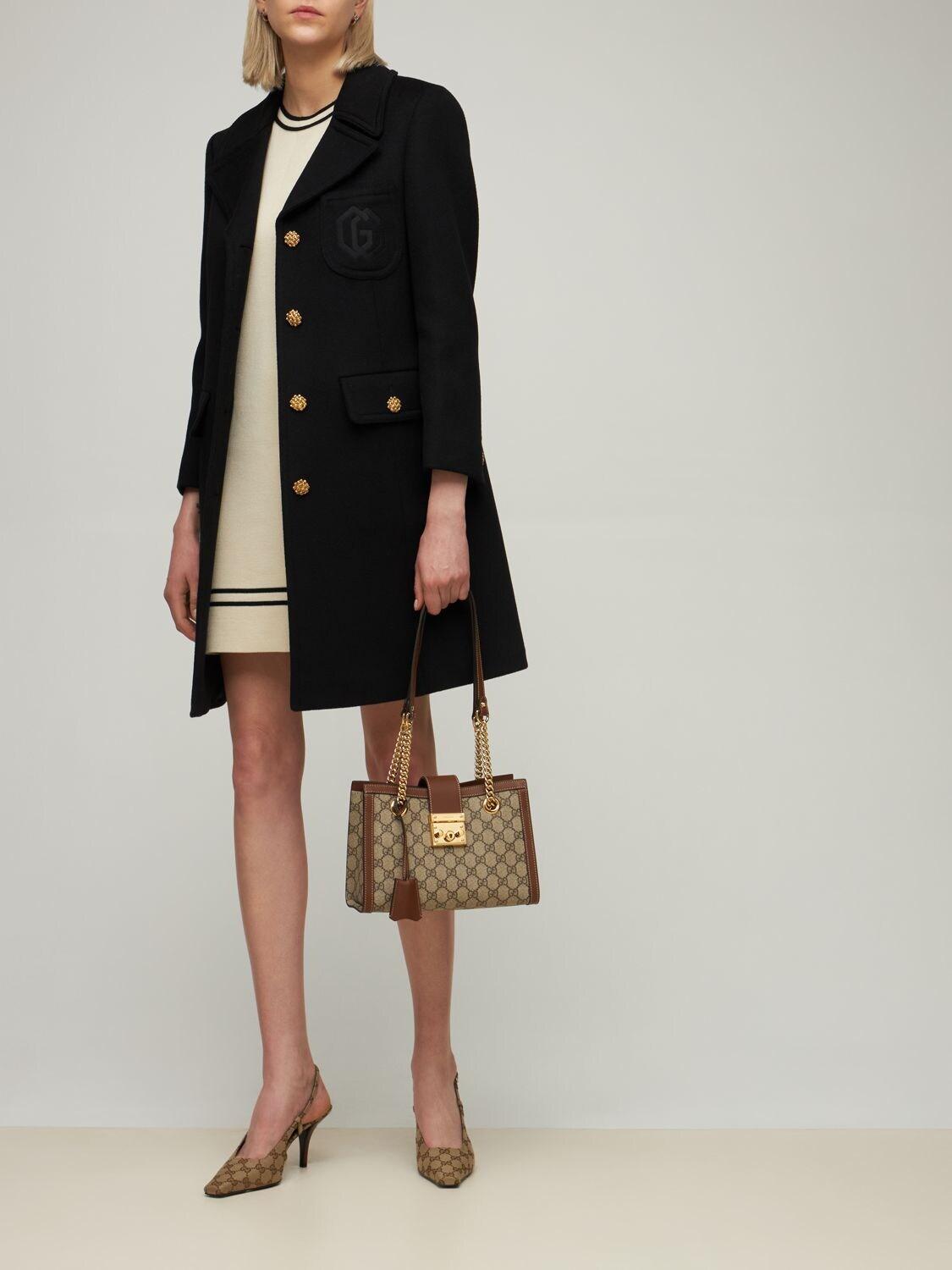 small padlock gg supreme shoulder bolsa