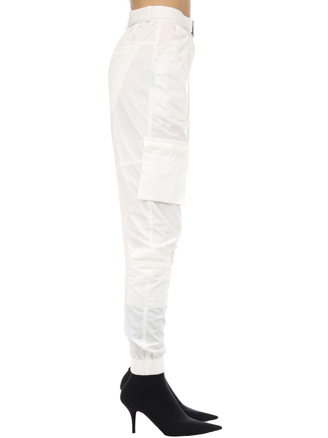 Represent Synthetic Nylon Cargo Pants in White Lyst