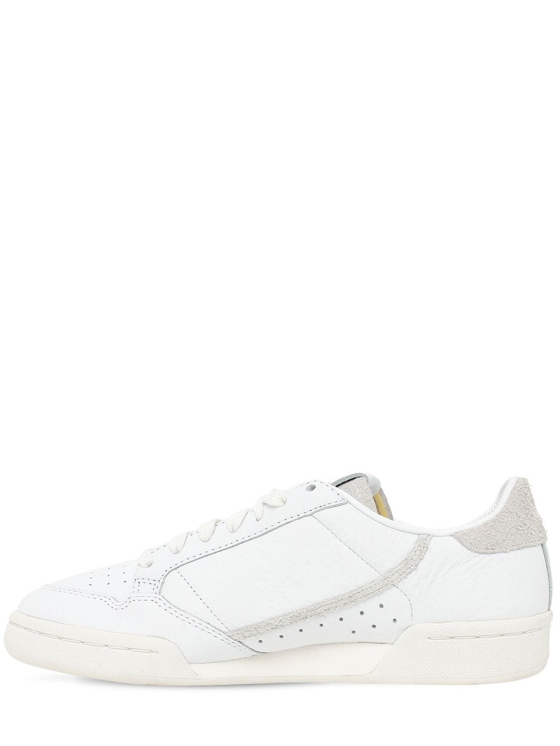 adidas Originals Leather Continental 80 Sneakers in White - Lyst
