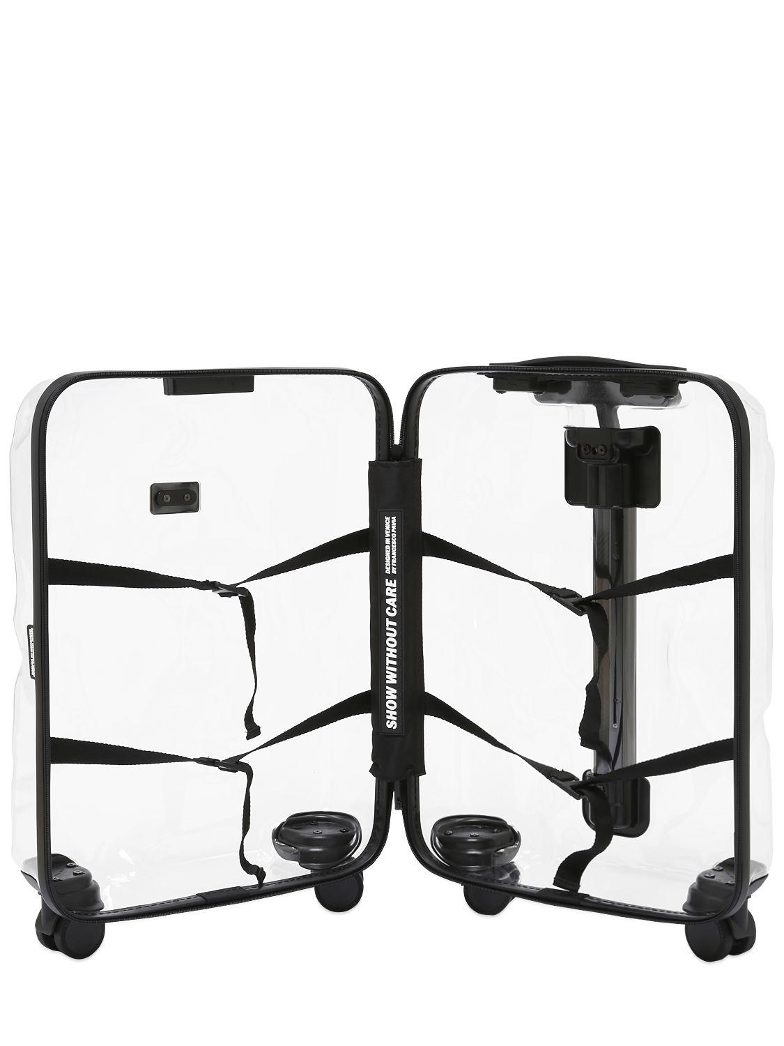 Lyst Crash Baggage Trolley "4wheel Share Clear Carryon" 40l