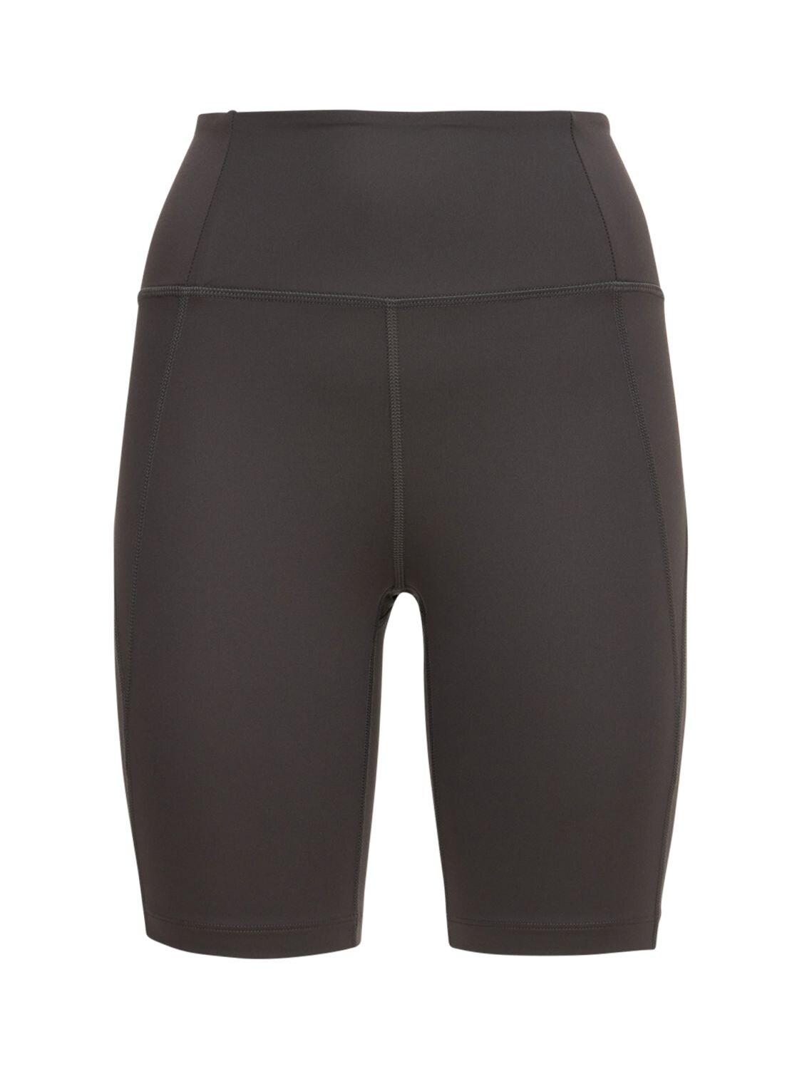 High Rise Biker Shorts in Grey (Gray 