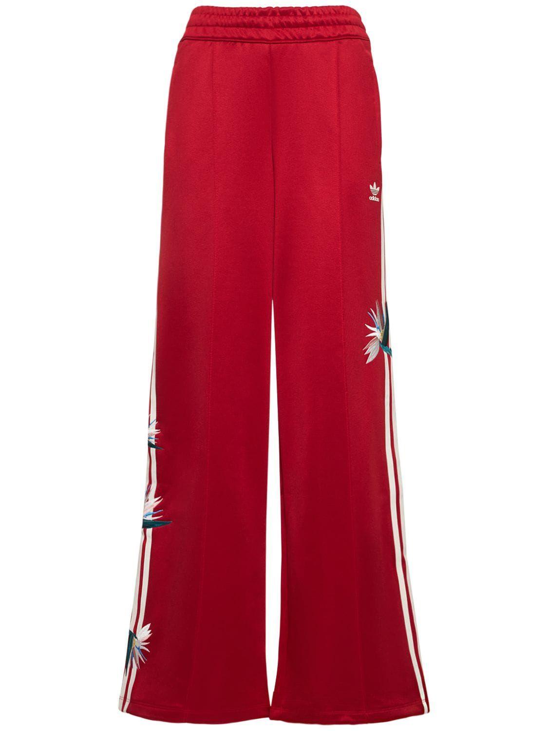 adidas Originals Thebe Magugu Relaxed Pants in Red | Lyst