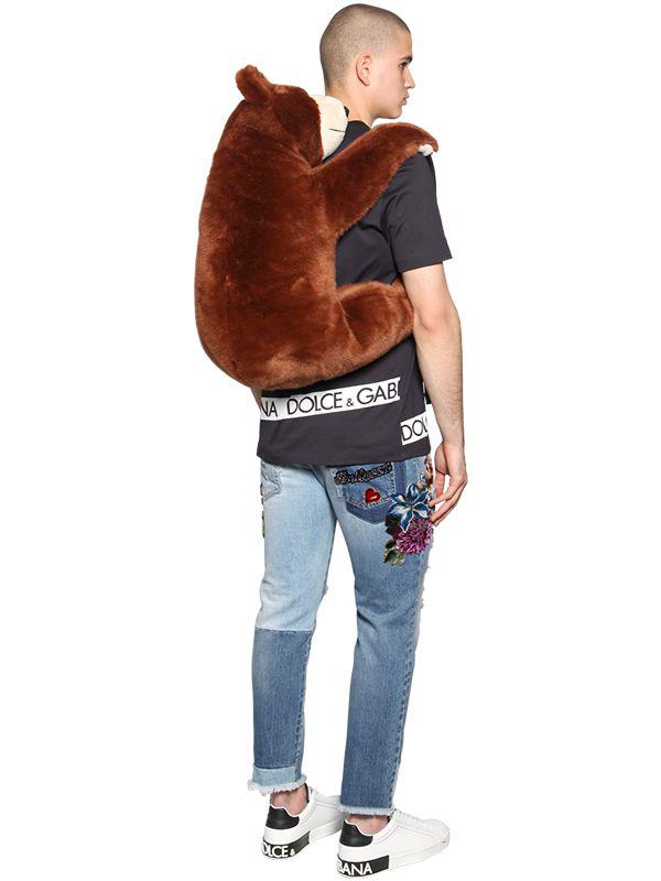 dolce gabbana bear backpack