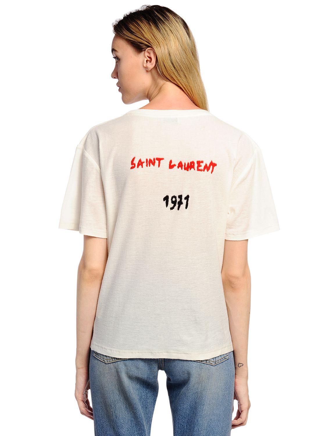 saint laurent 1971 t shirt