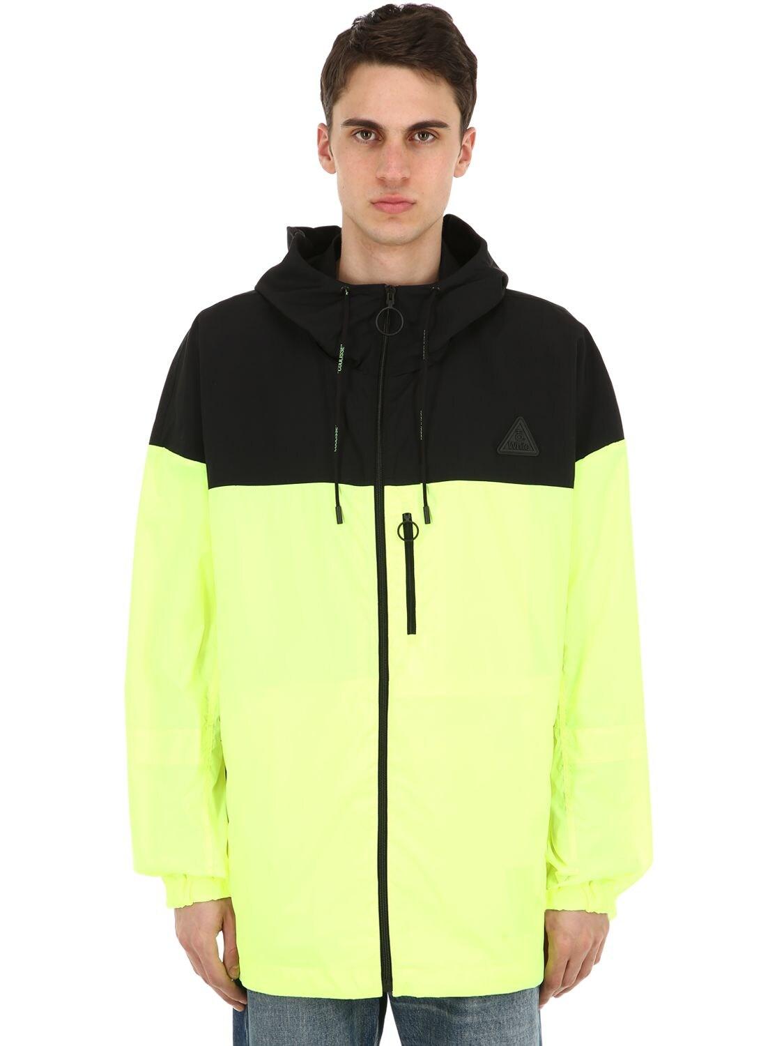 off white nylon jacket