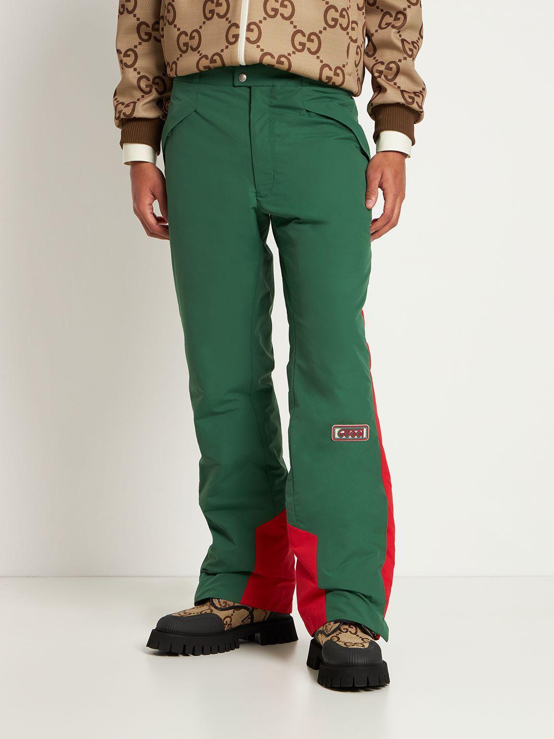 Gucci Men's GG Cotton-Blend Ski Pants - Natural - Casual Pants