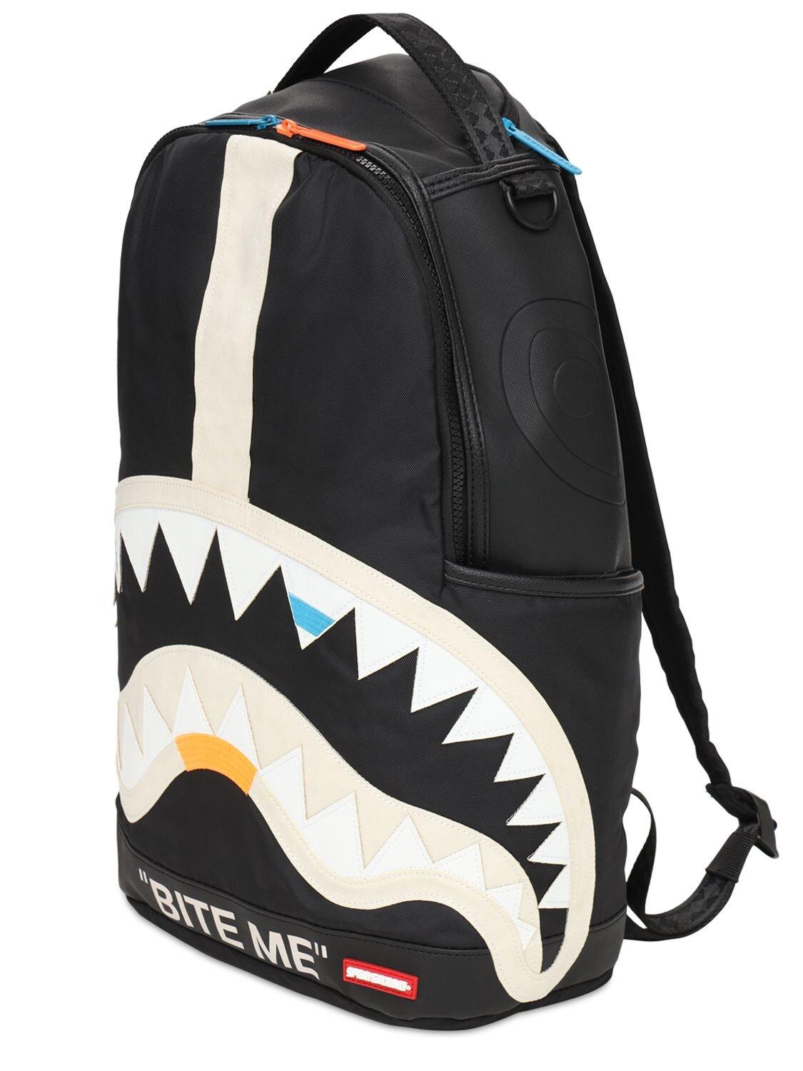 Sprayground Bite Me Shark: in Black for Men | Lyst