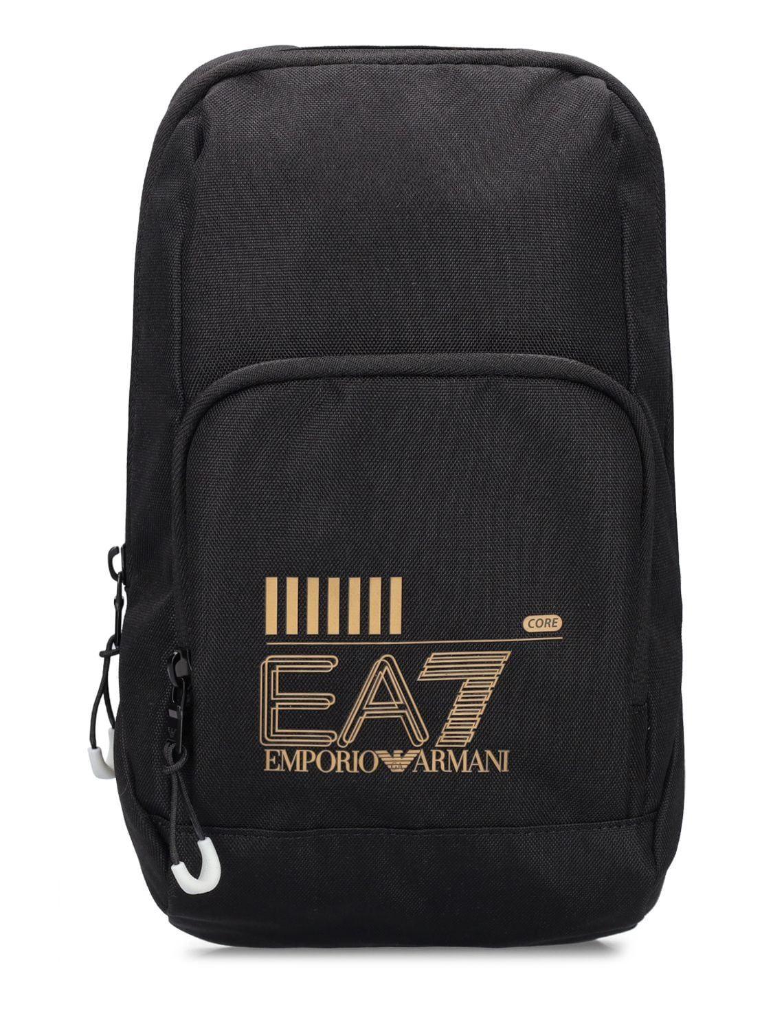 EA7 Core Identity Crossbody Bag in Black for Men Lyst