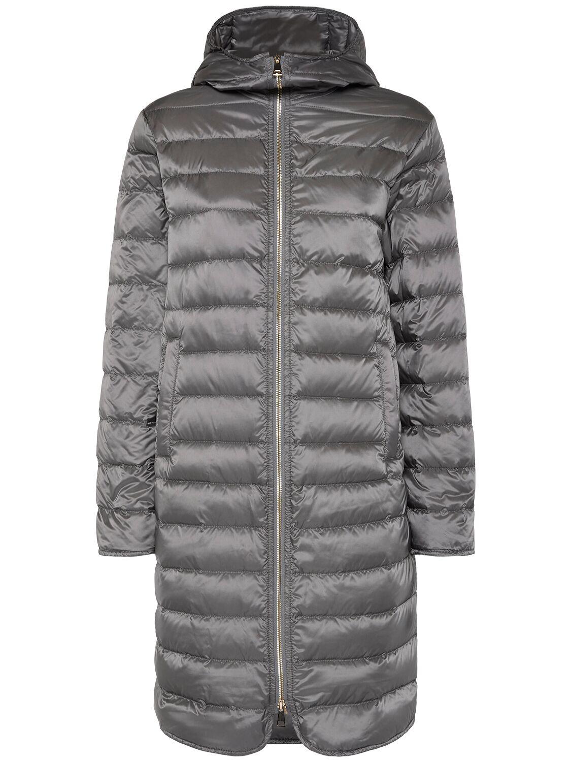 Moncler レディース グレー Bonrepos ヴァージンウールブレンドダウン 
