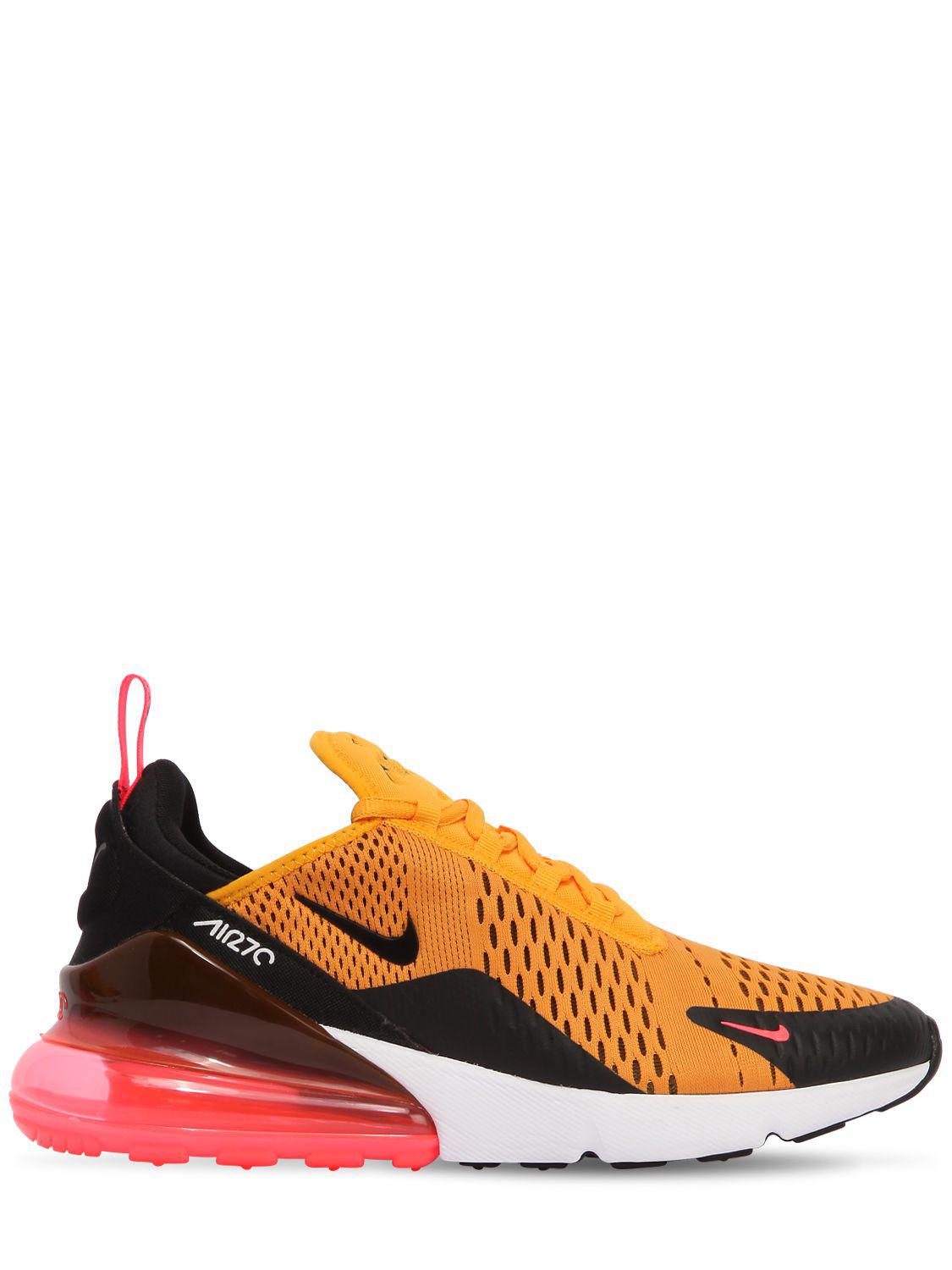 Nike Air Max 270 Neoprene Sneakers in Orange for Men - Lyst
