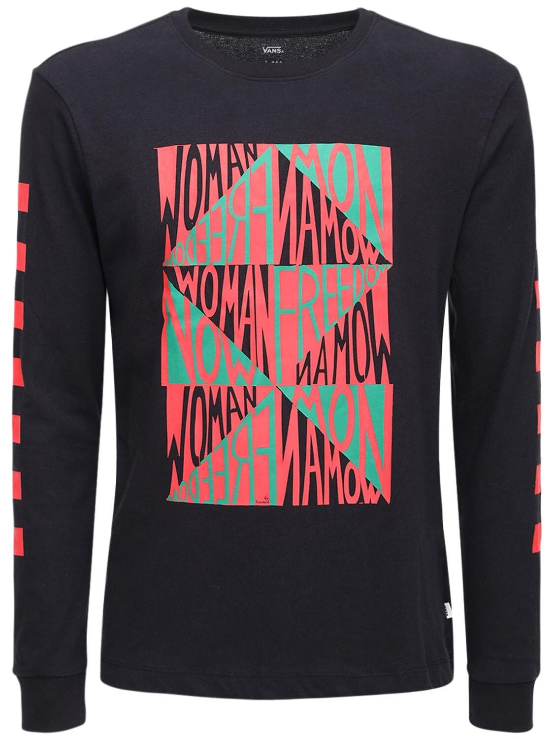 Vans X Moma ringgold T-shirt in Black 