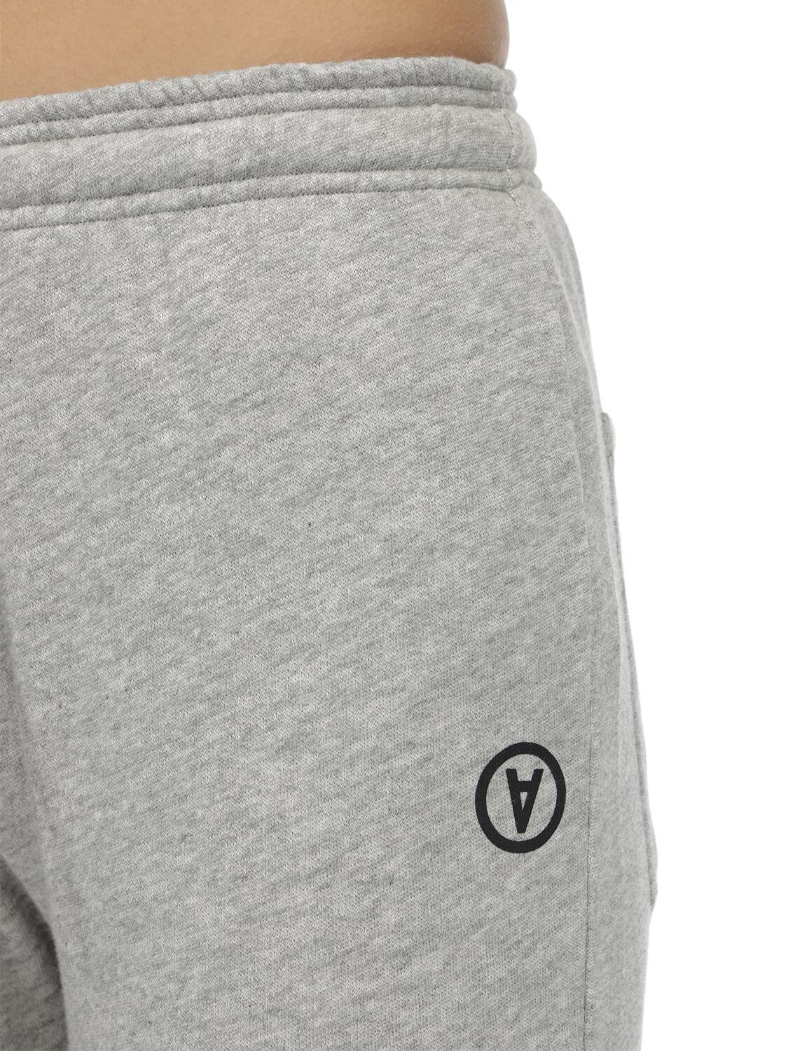 flared grey sweatpants