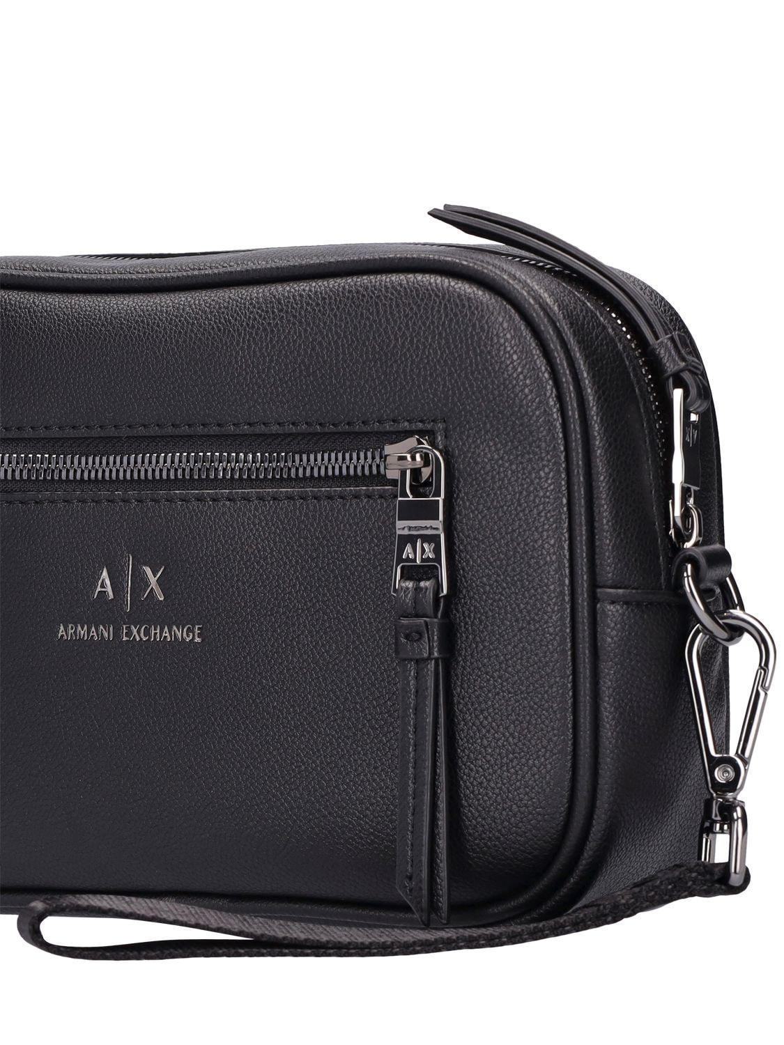 Armani Exchange Polyurethane Crossbody Bag - Size OneSize, Black