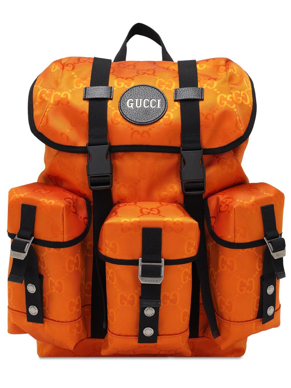 Egetræ Arkæologi jøde Gucci Synthetic Off The Grid Backpack in Orange for Men - Lyst