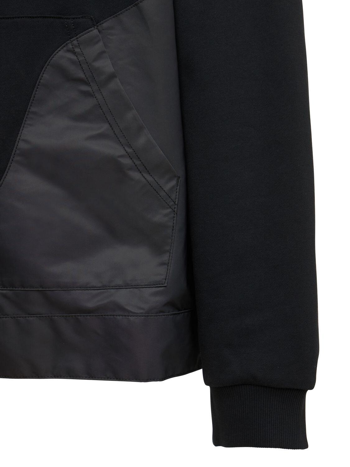 Li-ning Cotton Logo Hoodie W/ Back Pockets in Black for Men | Lyst