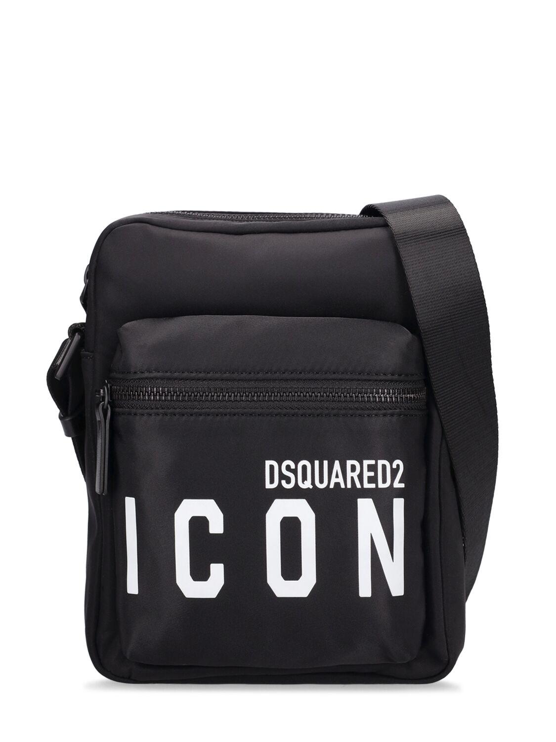 Bandolera icon de tech estampado DSquared² de hombre de color Negro | Lyst