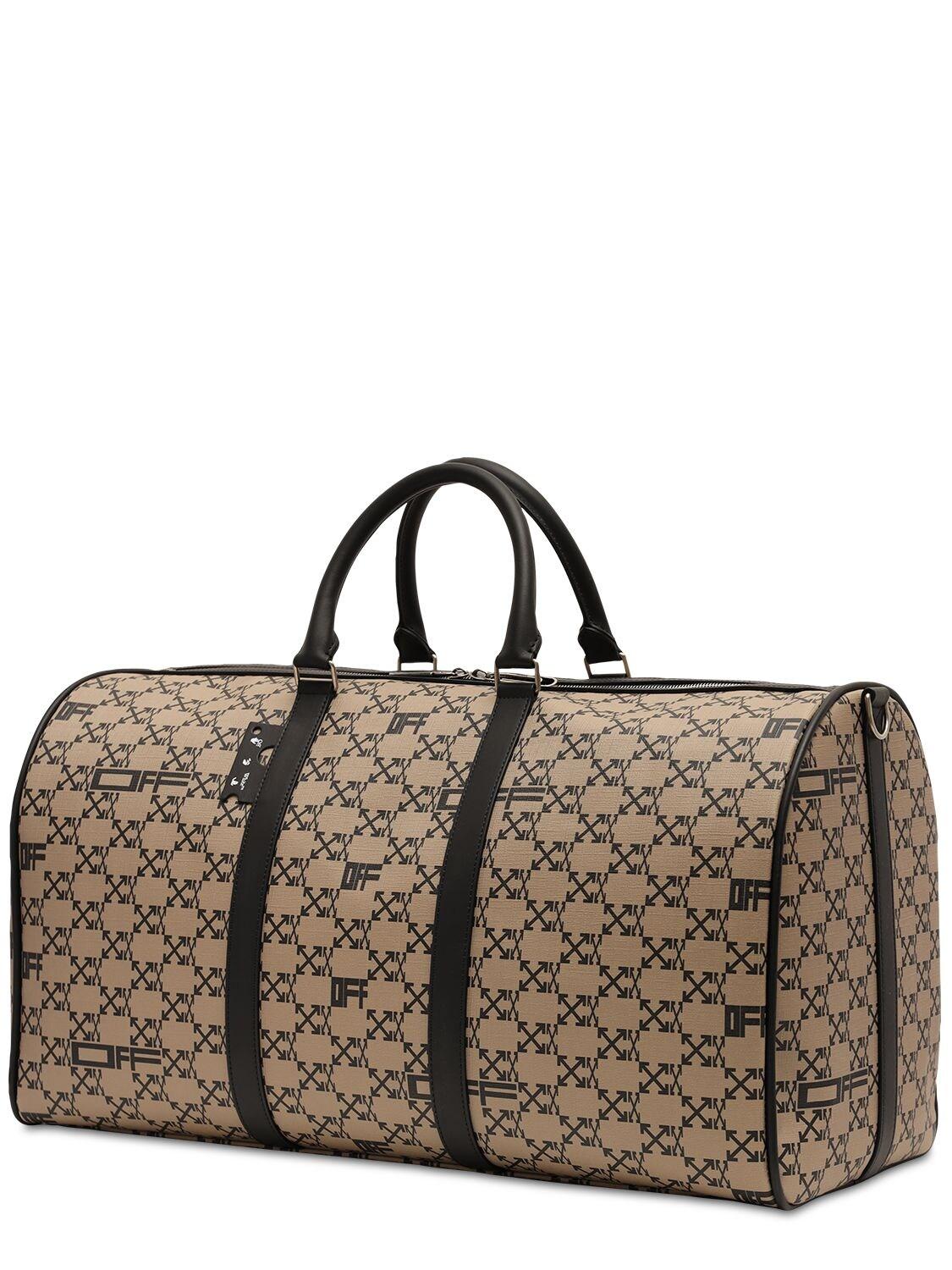 Louis Vuitton Virgil Abloh Brown, White, And Blue Monogram Coated