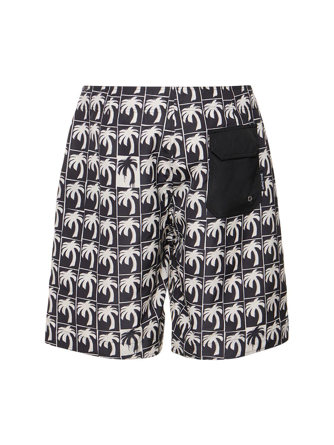 Starry Night Swimshorts in black - Palm Angels® Official