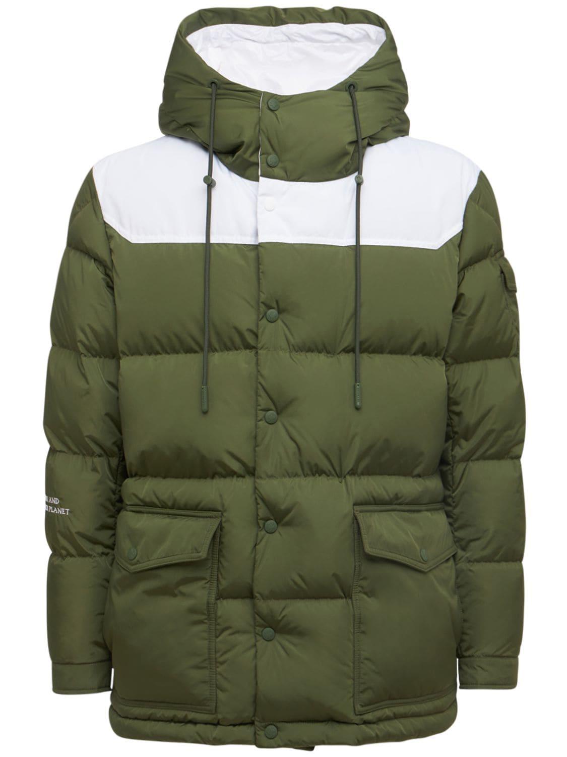 Moncler Born To Protect Junzo Down Jacket in Green for Men | Lyst