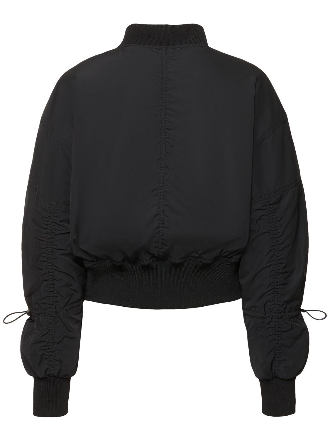 cropped bomber jacket adidas