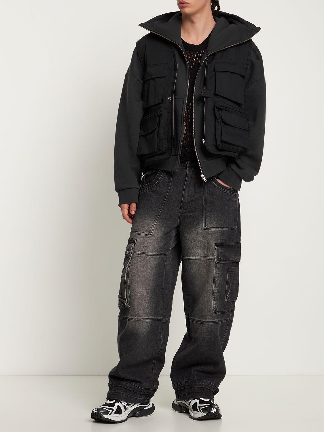 Jaded London Monster Cotton Cargo Pants in Black for Men | Lyst