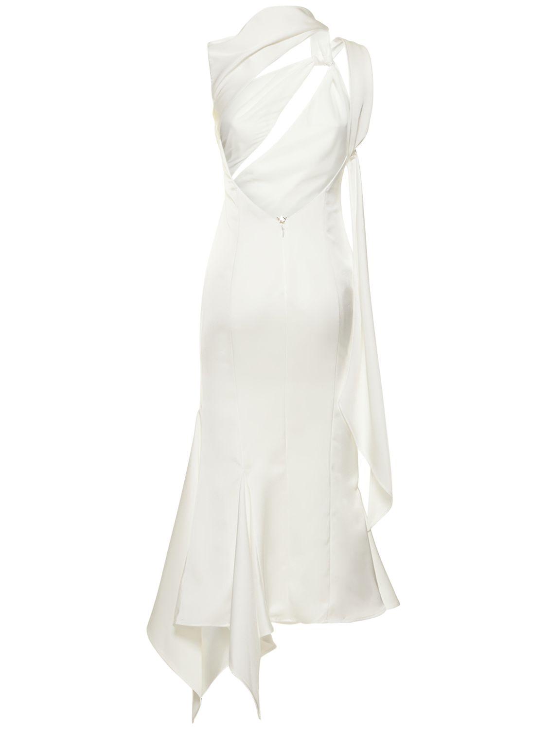 オールインワン・サロペット The Attico Cady Midi Dress With Satin Piping The Attico Cady Midi Dress With Satin Piping | THE LIST