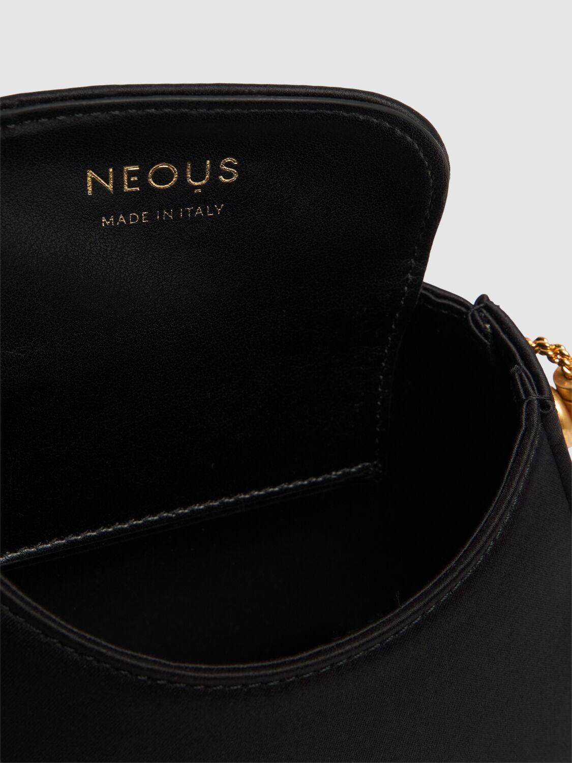 NEOUS CORVUS 0.1 ブラックミニショルダーバッグ NEOUS CORVUS 0.1 ブラックミニショルダーバッグ