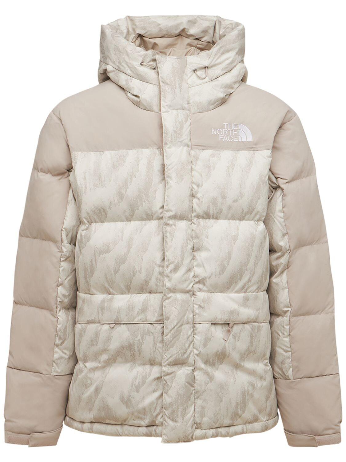The North Face Printed Himalayan Hooded Down Parka in Gray for Men | Lyst