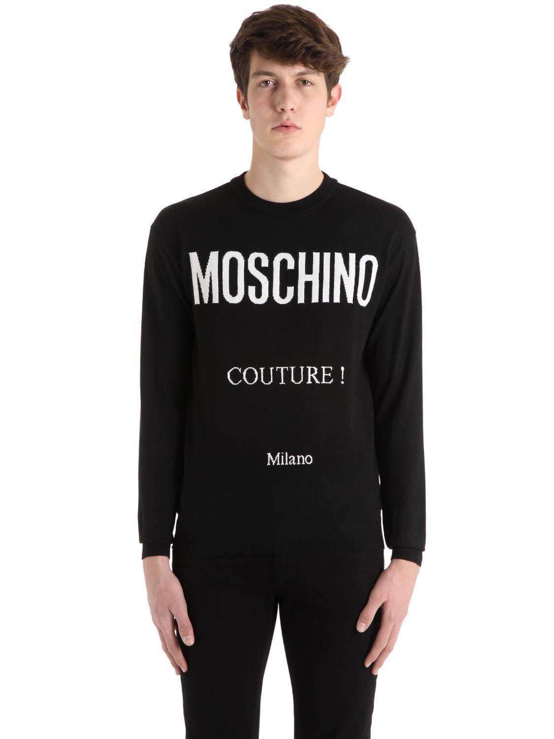 Moschino Wool Couture Milano Sweater in 