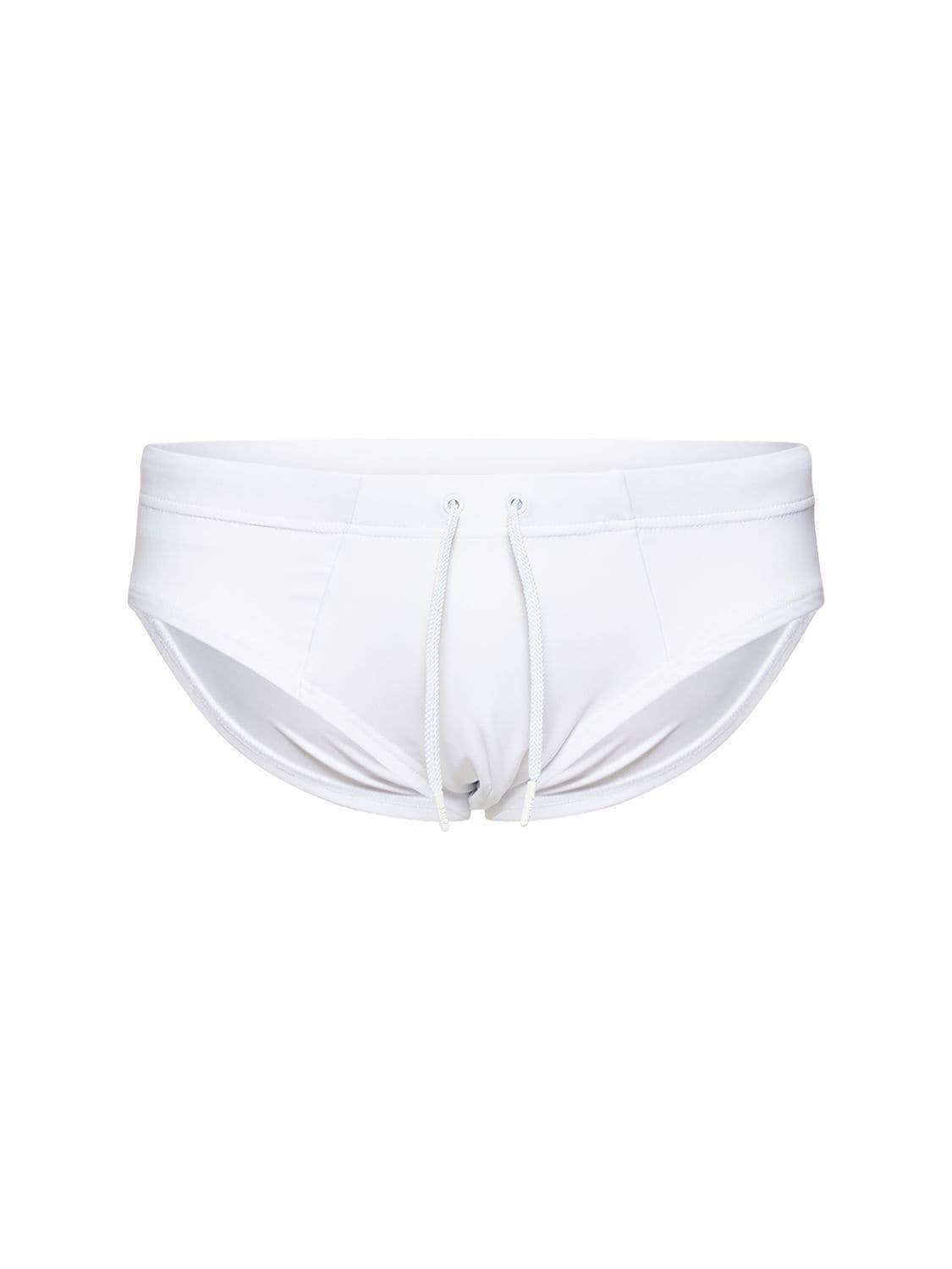 CDLP Nylon Swim Briefs in White for Men Lyst