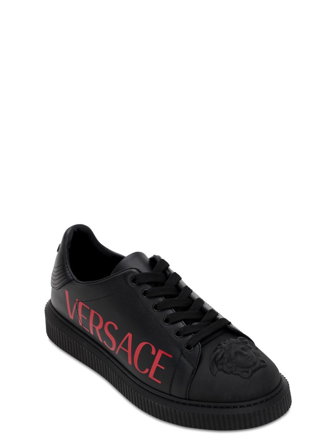 versace logo trainers