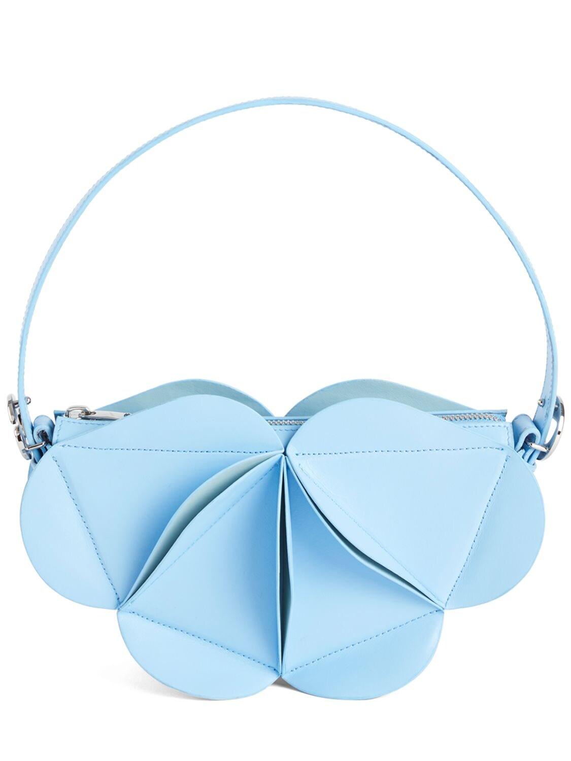 Coperni Origami Leather Top Handle Bag in Blue | Lyst UK