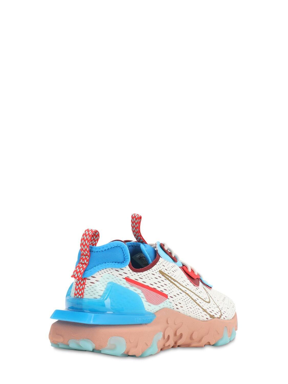 Nike React Vision Bone Blue Red Sneakers for Men - Lyst