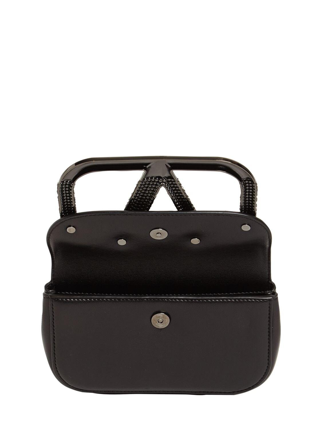 Valentino Garavani Rhinestones Vlogo Signature Leather Bag in Black Diamond  (Black) | Lyst