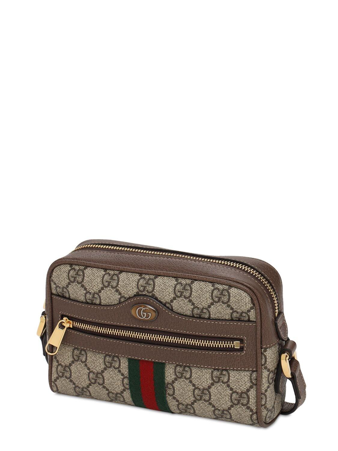 Gucci Canvas Ophidia GG Supreme Mini Bag in Beige (Brown) - Save 