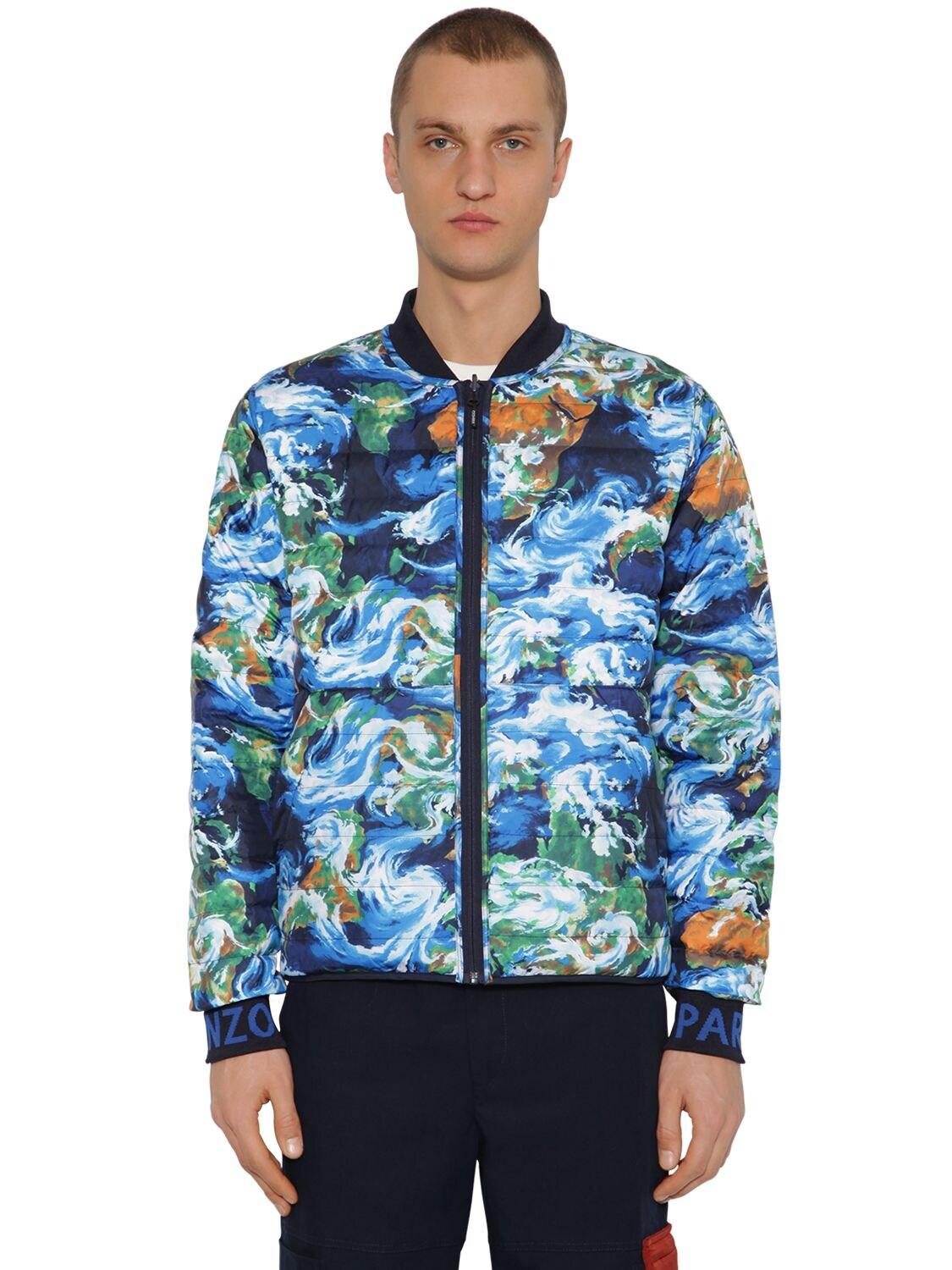 Veste Réversible " World" KENZO pour homme en coloris Bleu | Lyst