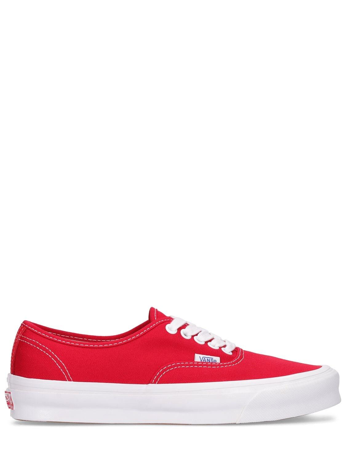 Vans vault shop authentic red