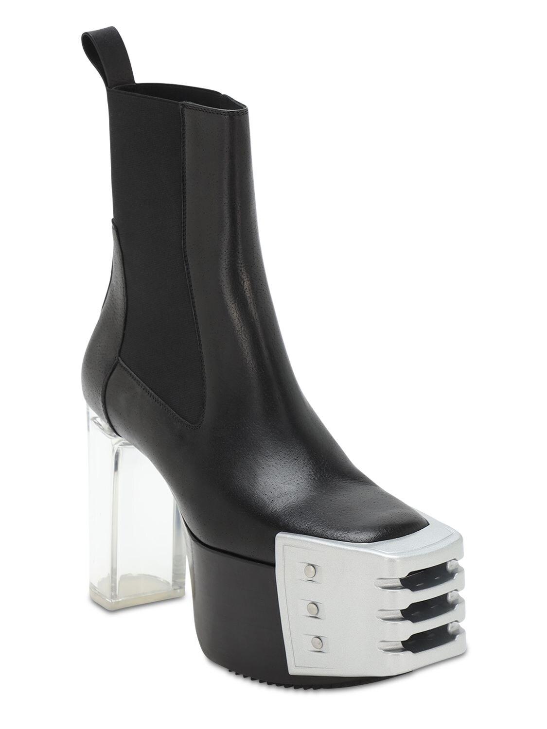 RICK OWENCE MINIMAL GRILL KISS BOOTS